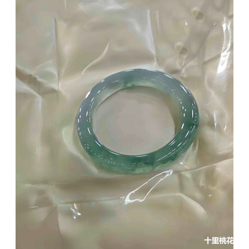 Bracelets - Doğal Birmanya Buz Yeşim Bileklik, Hakiki,