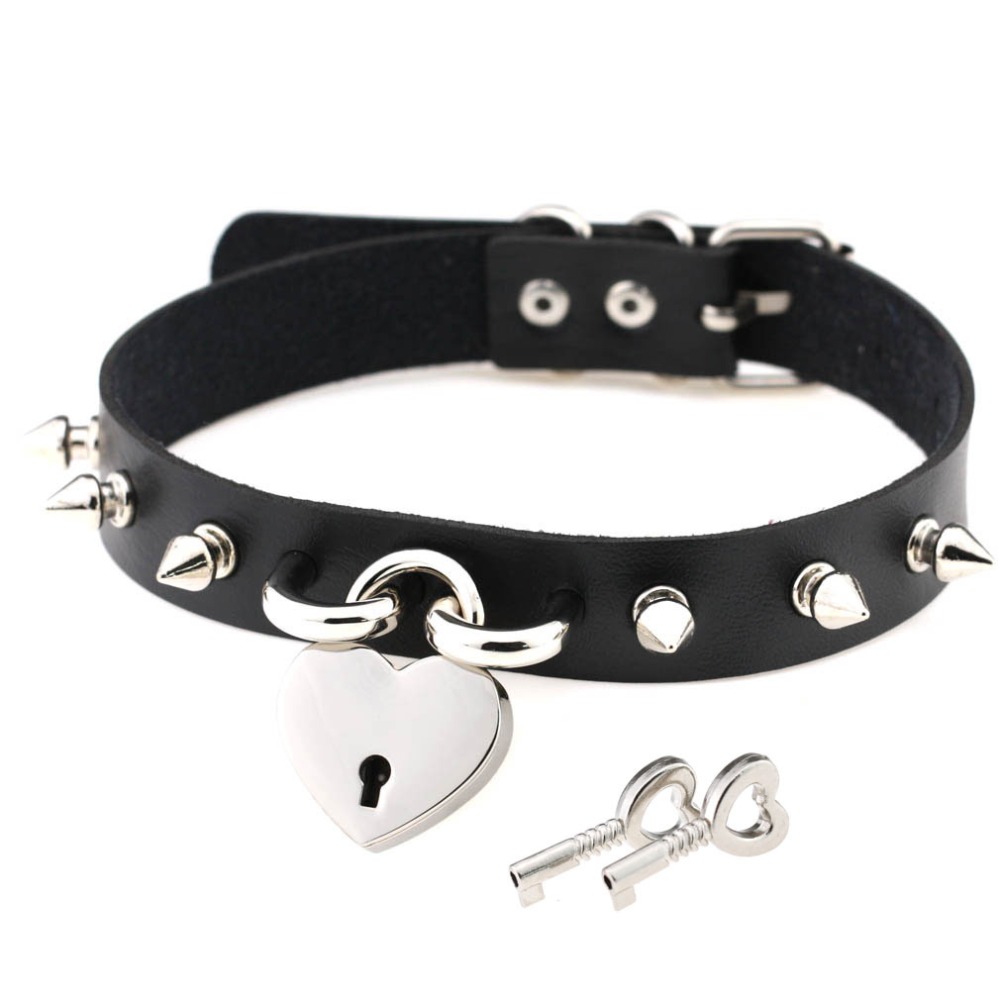 Goth Punk Spike Choker - Punk başak gerdanlık kolye kadınlar için