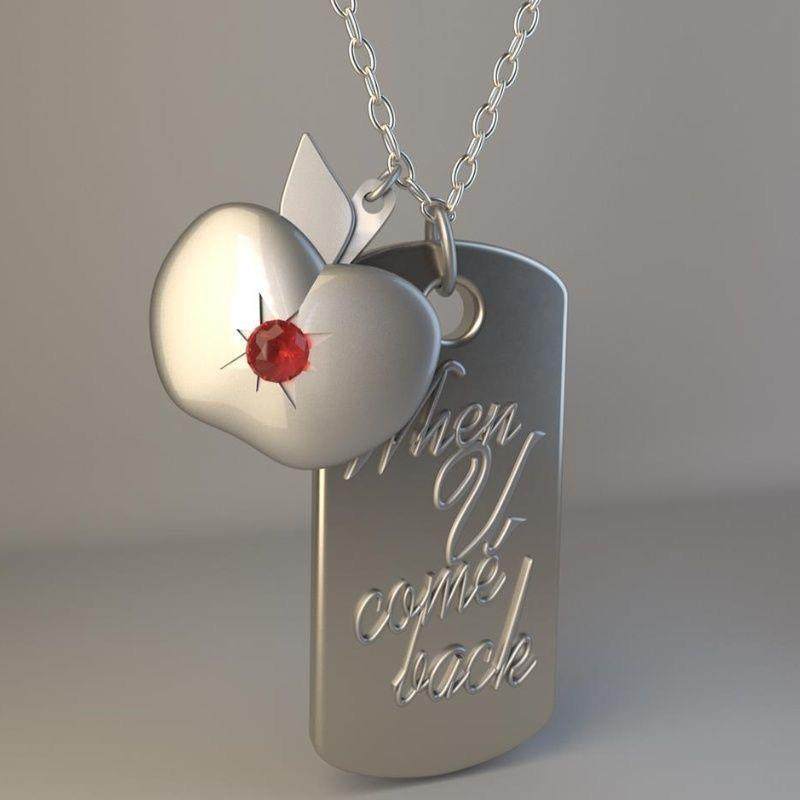 Anime Pendant Necklace - Aşk ve Derin Uzay Oyun Çevre