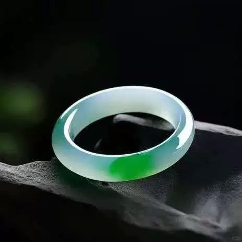 Bracelets - Myanmar yeşim taşı bileklik, buz-şamandıra tipi,