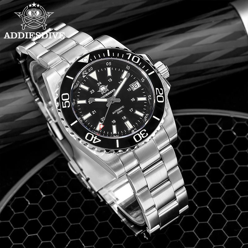 Watch Accessories - ADDIESDIVE erkek saati 8215 Mekanik Safir
