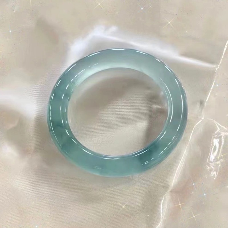 Bracelets - Doğal, yüksek kaliteli, çiçek desenli buz,