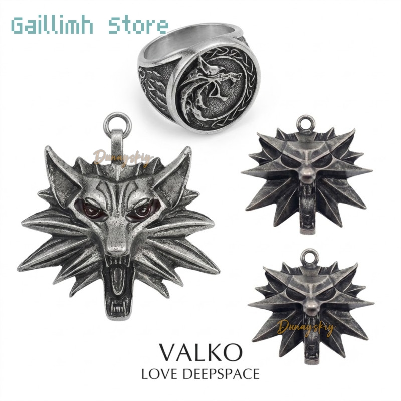 Anime Pendant Necklace - Hediye Rol Yapma Kolye Kurt Oyunu