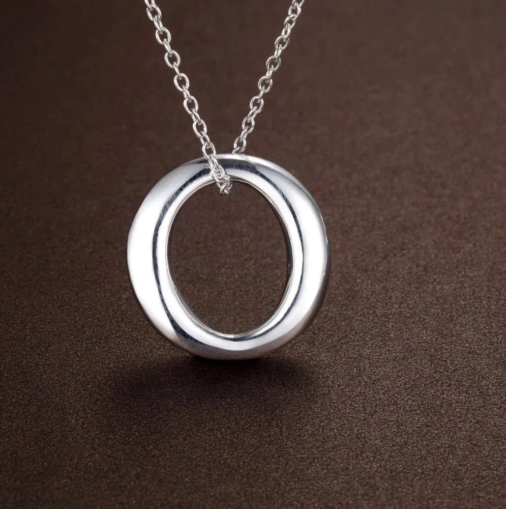 Sıcak 925 ayar gümüş basit O y - 925 Sterling Silver Chain Necklace Men incelemesi ve fiyatı