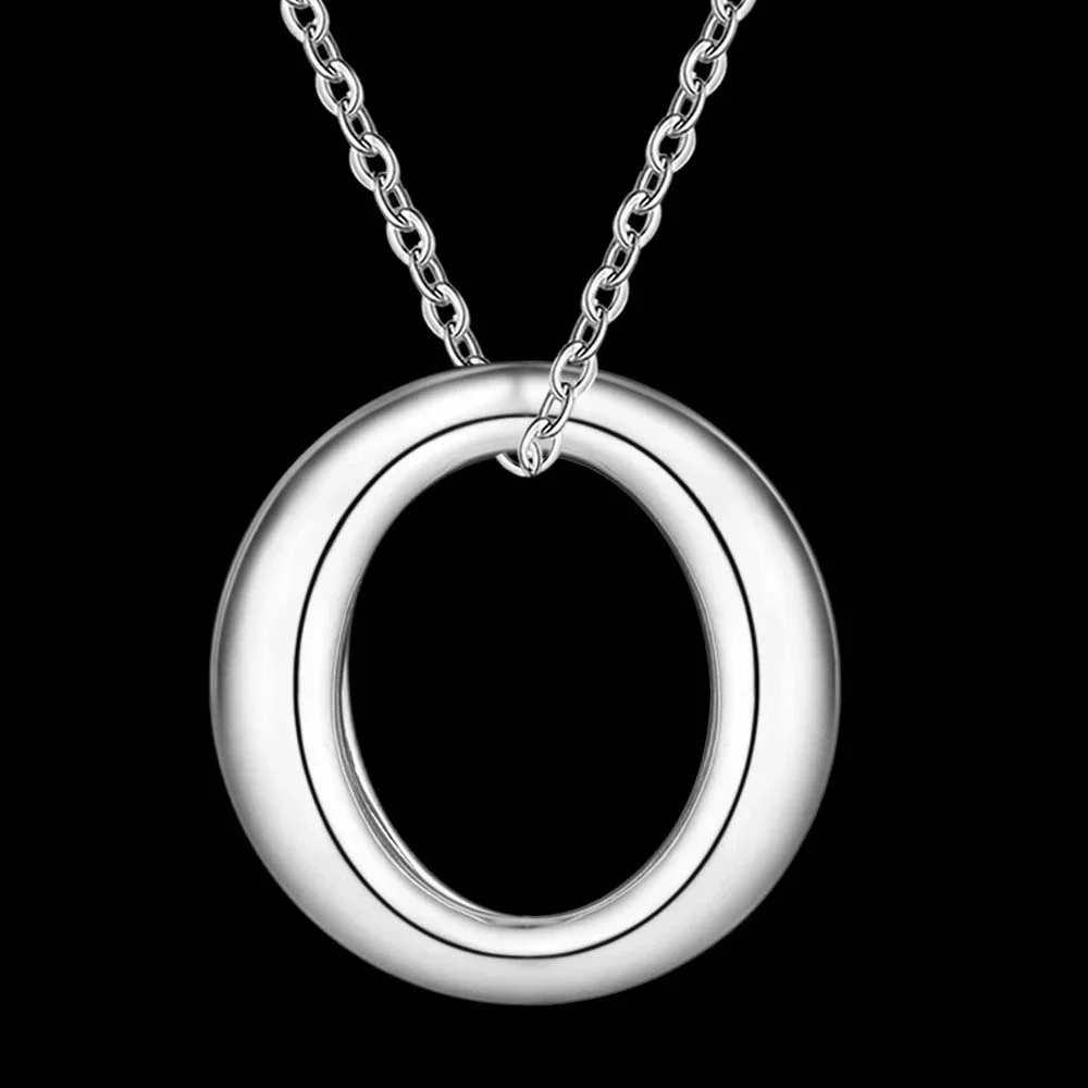 Sıcak 925 ayar gümüş basit O y - 925 Sterling Silver Chain Necklace Men incelemesi ve fiyatı