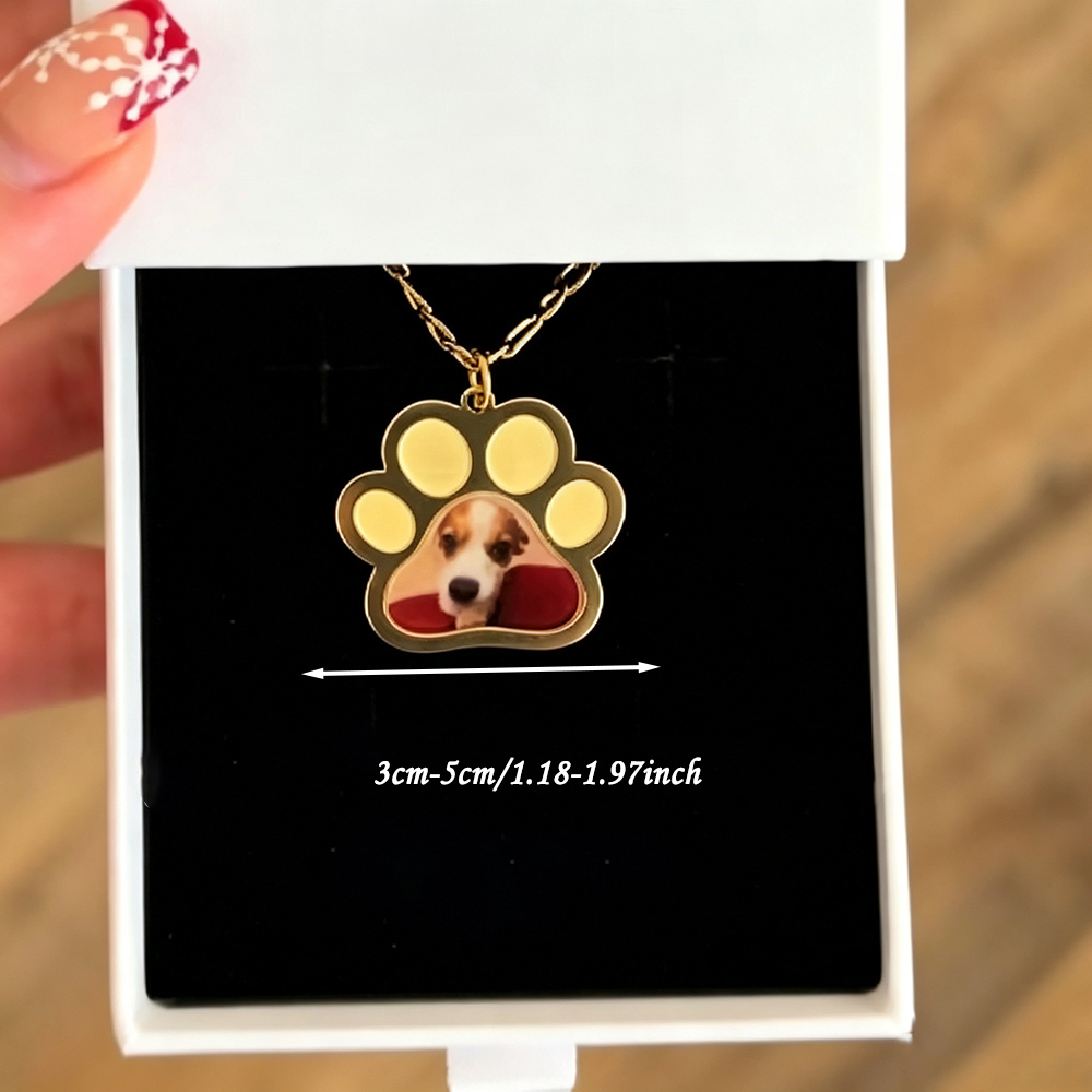 Kişiselleştirilmiş Pet Paw Ren - Custom Name Necklace Stainless Steel incelemesi ve fiyatı