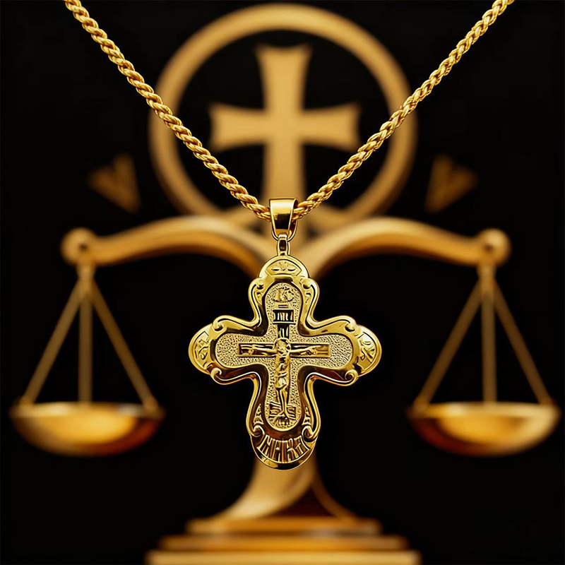 Yeni 2026 Ortodoks Göğüs Haçı  - Cross Pendant Necklace Gold incelemesi ve fiyatı
