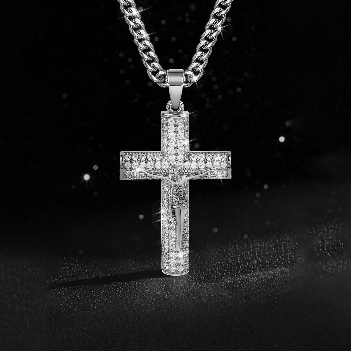 Erkekler İçin Altın Kaplama Ça - Cross Pendant Necklace Gold incelemesi ve fiyatı