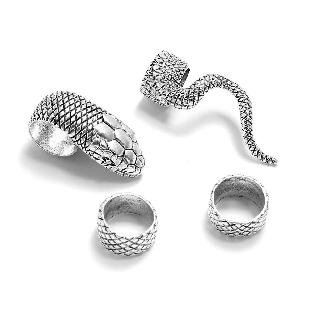 KMVEXO 4 adet/takım Gotik Stea - Vintage Punk Knuckle Rings Set incelemesi ve fiyatı