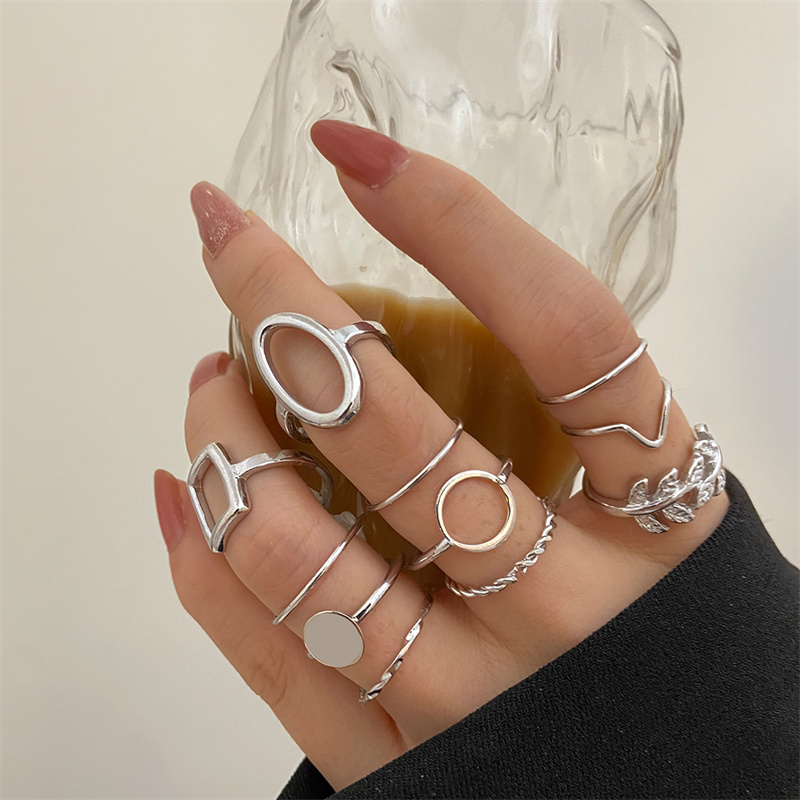 Metal boncuk Punk yüzük seti g - Vintage Punk Knuckle Rings Set incelemesi ve fiyatı