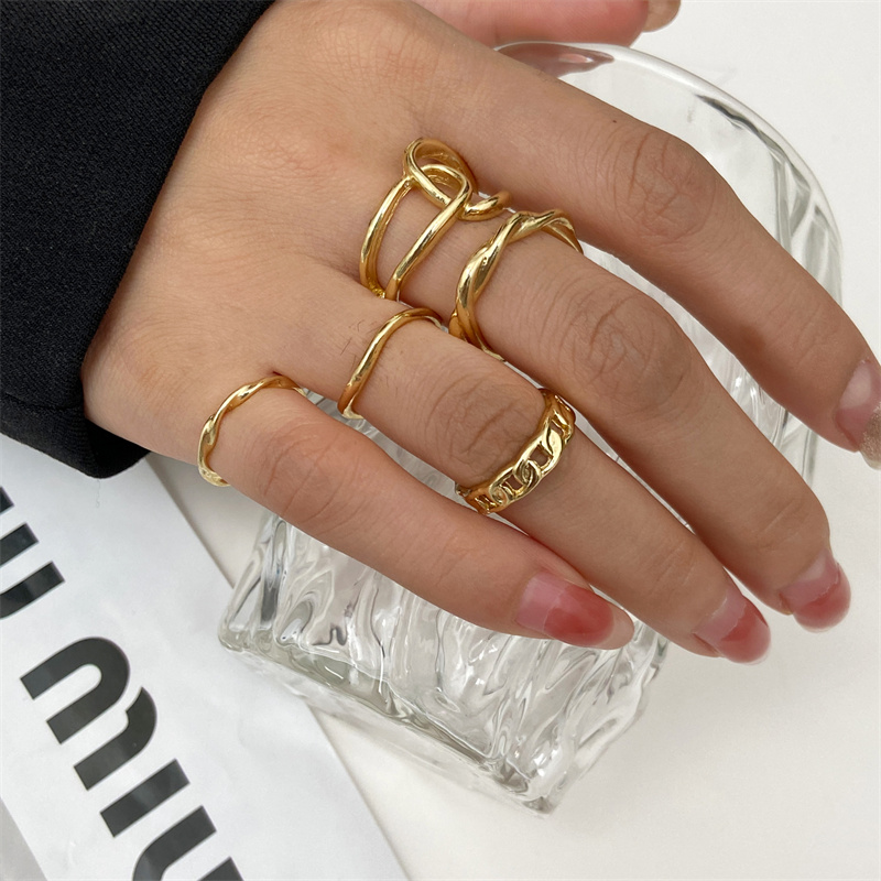 Metal boncuk Punk yüzük seti g - Vintage Punk Knuckle Rings Set incelemesi ve fiyatı
