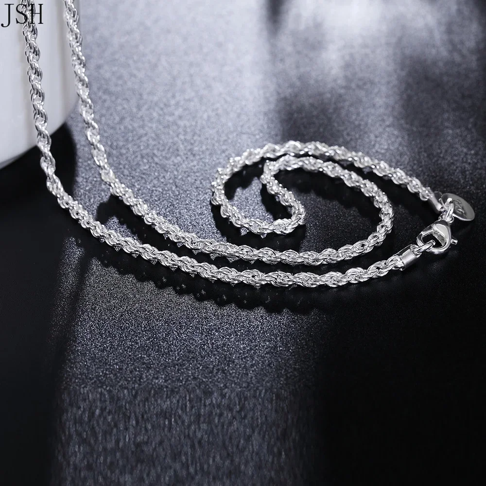 40-60 cm toptan 925 Ayar gümüş - 925 Sterling Silver Chain Necklace Men incelemesi ve fiyatı