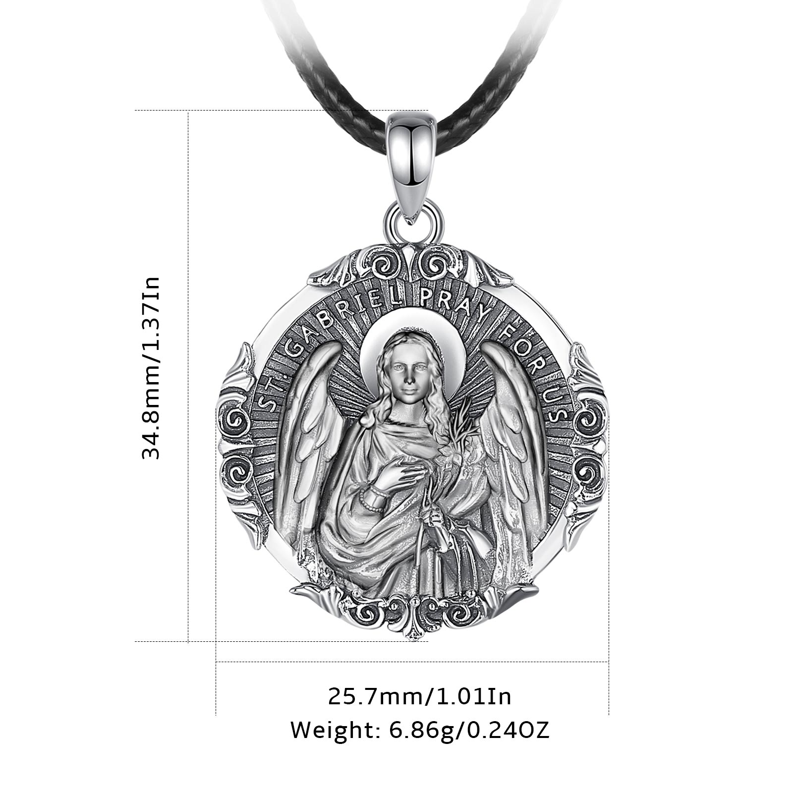 Eudora 925 ayar gümüş aziz Gab - 925 Sterling Silver Chain Necklace Men incelemesi ve fiyatı