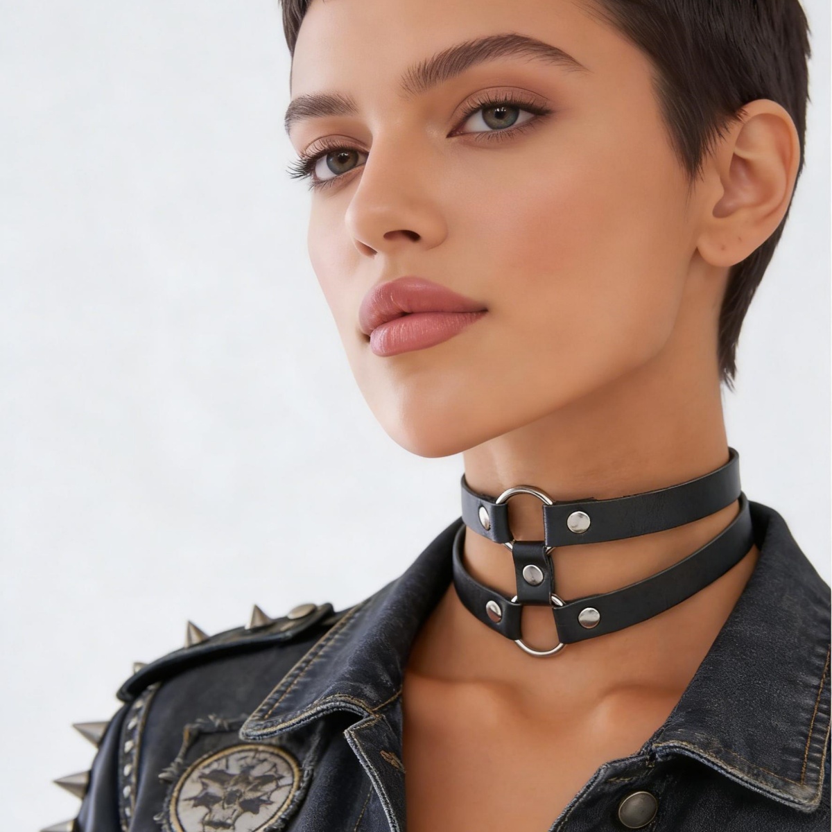 Moda PU Deri Dikenli Gerdanlık - Goth Punk Spike Choker incelemesi ve fiyatı