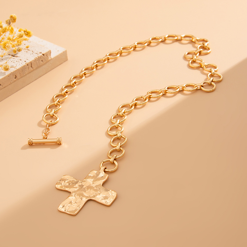 Sıcak satış Altın Kaplama Kalı - Cross Pendant Necklace Gold incelemesi ve fiyatı