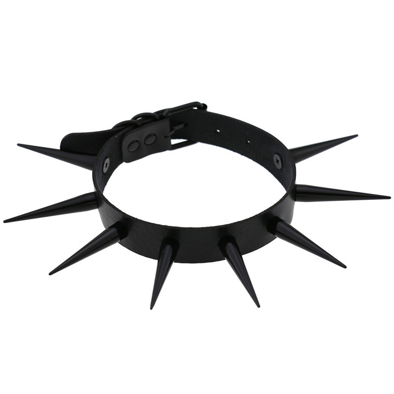 Kırmızı uzun başak gerdanlık P - Goth Punk Spike Choker incelemesi ve fiyatı