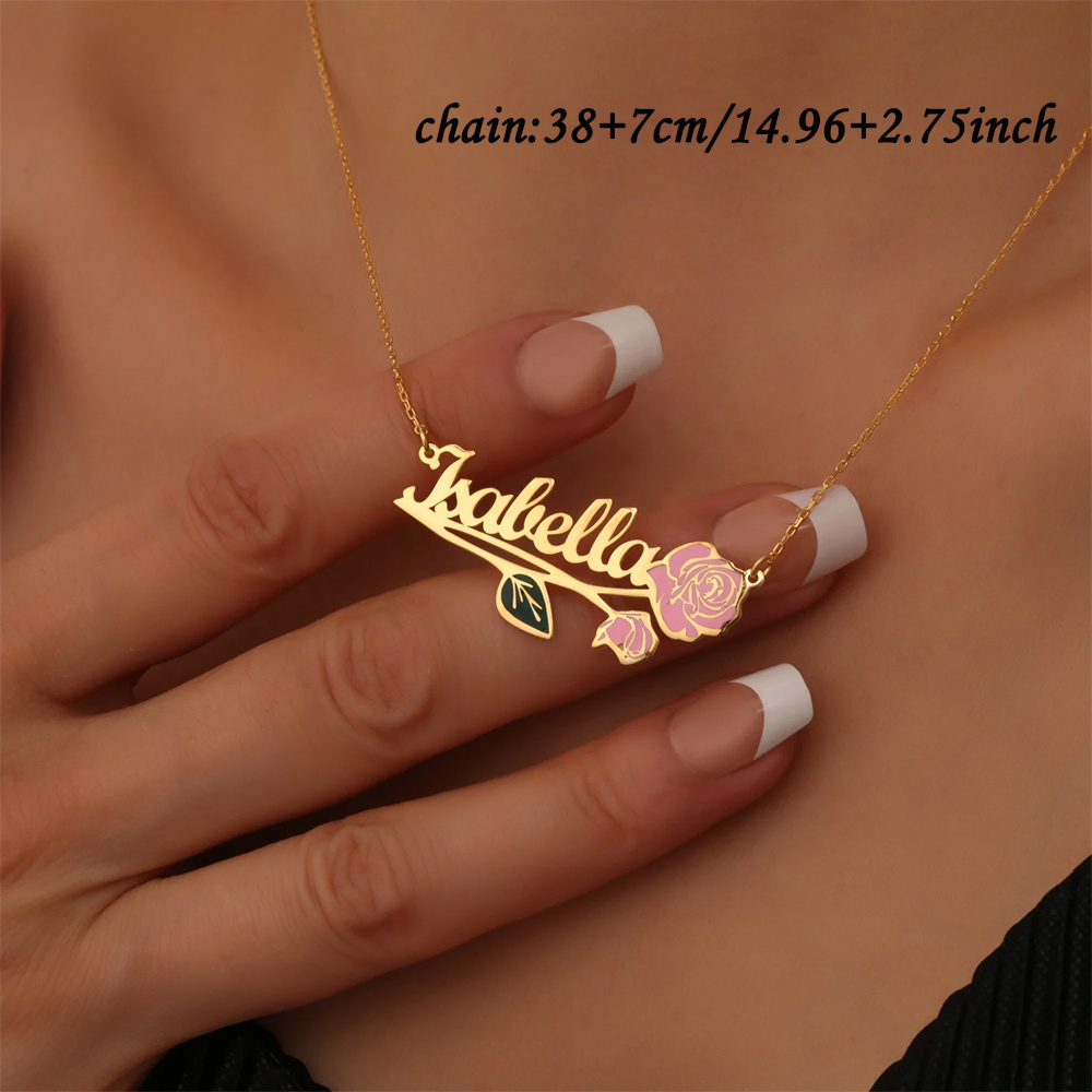 Kişiselleştirilmiş Renkli Doğu - Custom Name Necklace Stainless Steel incelemesi ve fiyatı