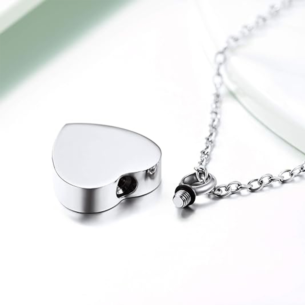 3 Stilleri Paslanmaz Çelik Urn - Heart Locket Necklace Photo incelemesi ve fiyatı
