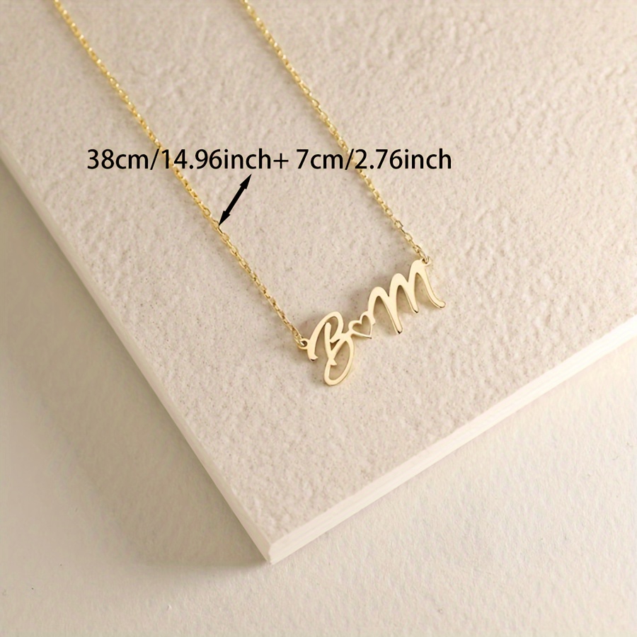 Kadınlar için özel Ad Kolye Su - Custom Name Necklace Stainless Steel incelemesi ve fiyatı