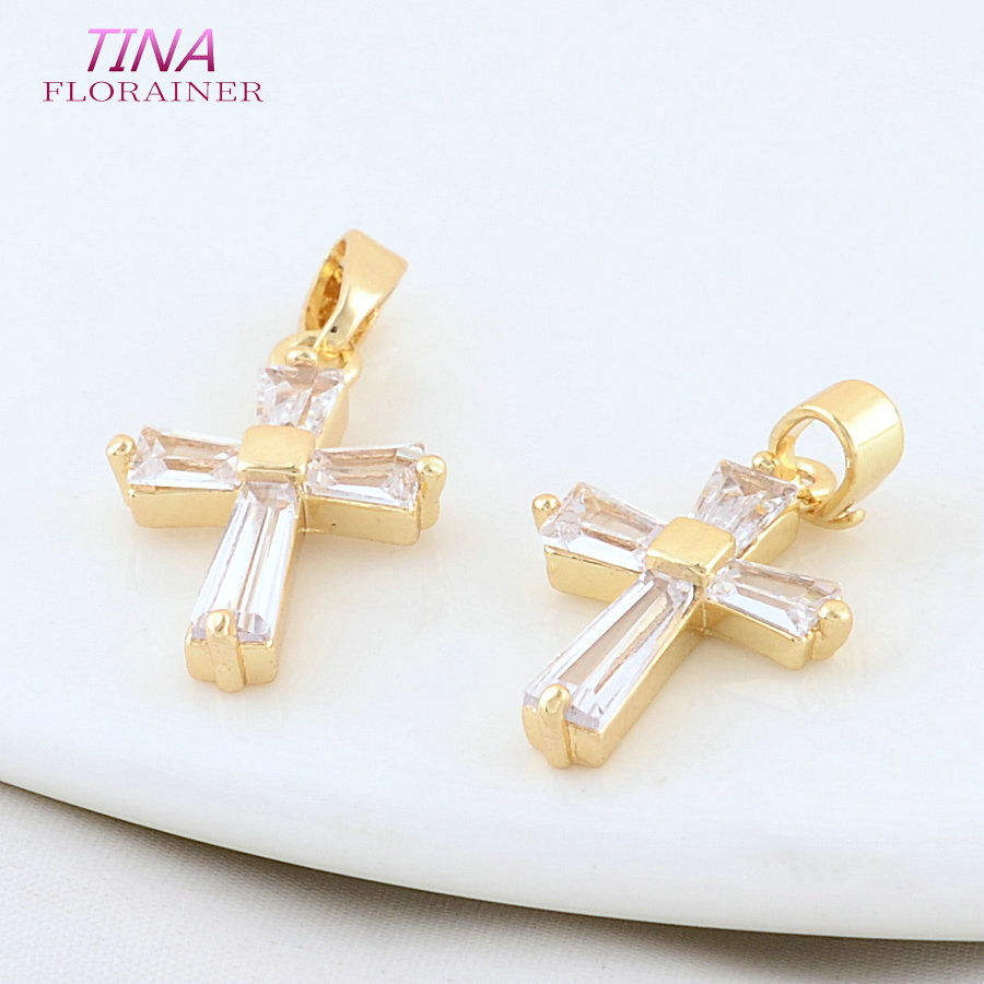 6 adet 12*18MM 14K altın rengi - Cross Pendant Necklace Gold incelemesi ve fiyatı
