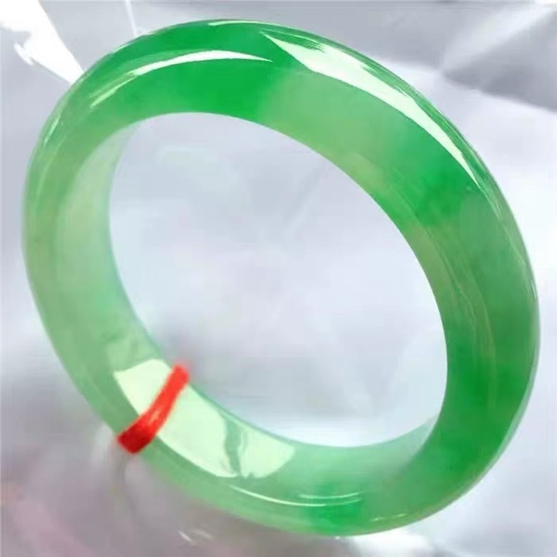 Parlak yeşim taşı, çiçek desen - Bracelets incelemesi ve fiyatı