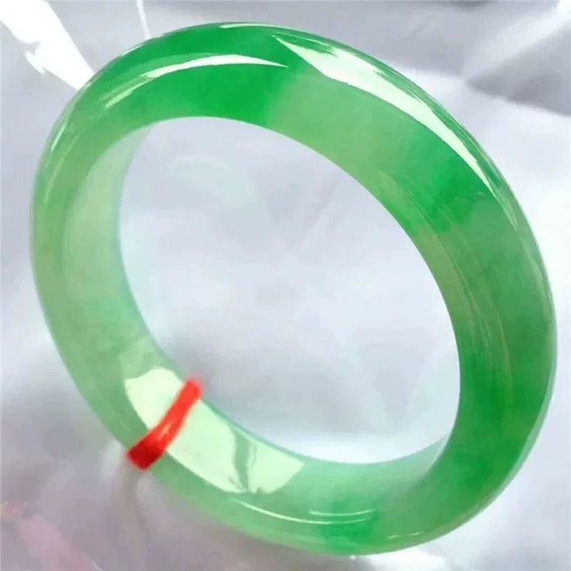 Parlak yeşim taşı, çiçek desen - Bracelets incelemesi ve fiyatı