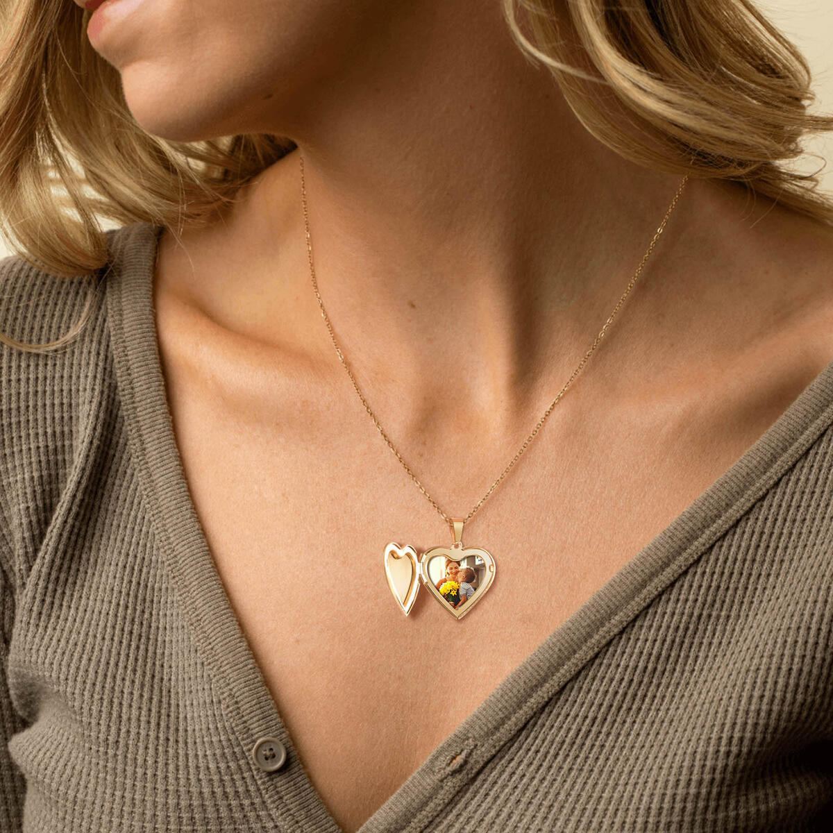 Paslanmaz Çelik Takı Kalp Mada - Heart Locket Necklace Photo incelemesi ve fiyatı