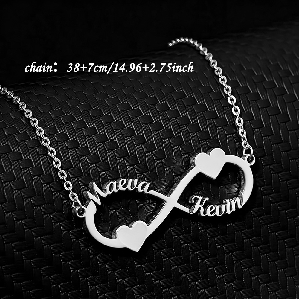 Özel İsimli Kolye Sonsuzluk Ka - Custom Name Necklace Stainless Steel incelemesi ve fiyatı