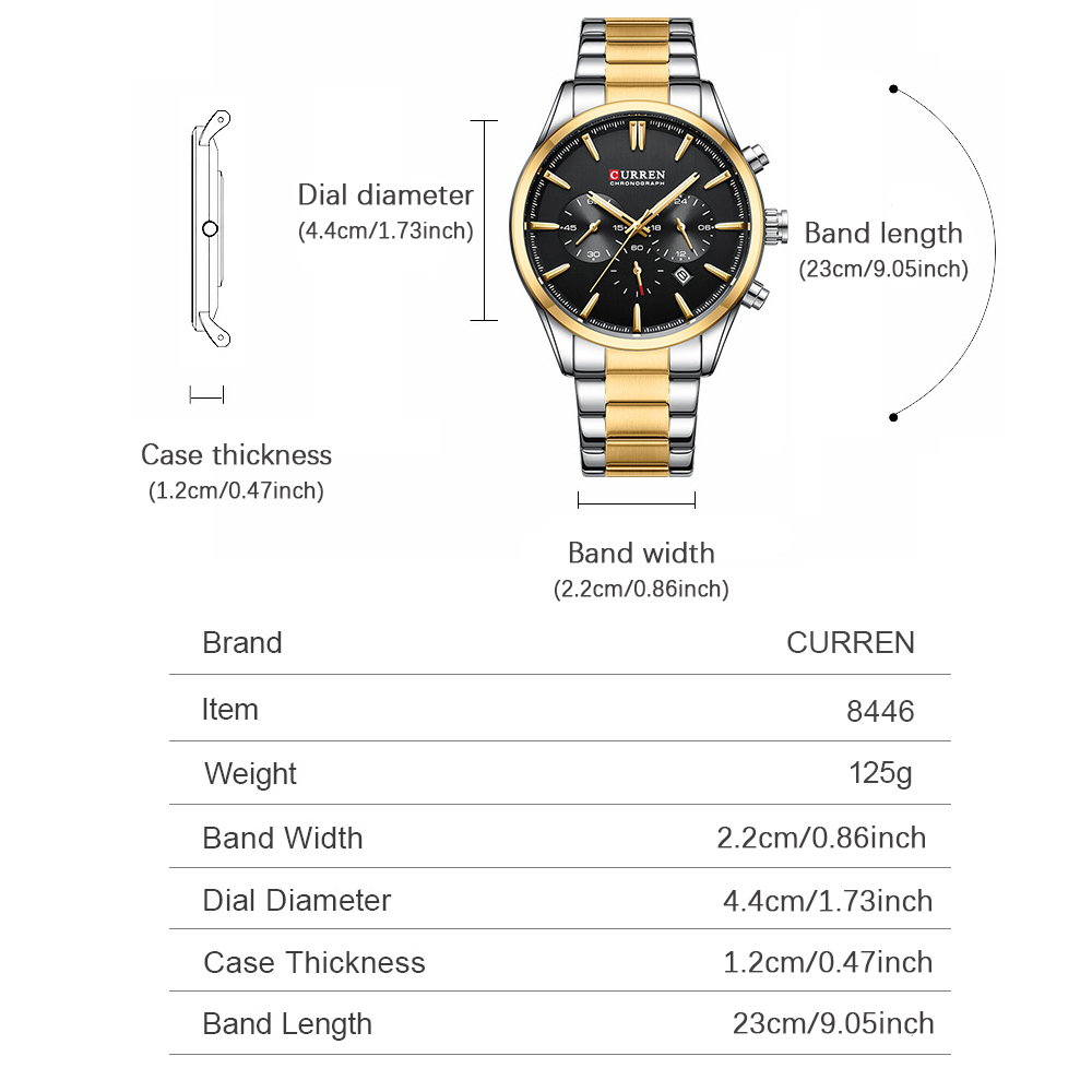 CURREN Casual Kuvars Chrono Sp - Watch Accessories incelemesi ve fiyatı