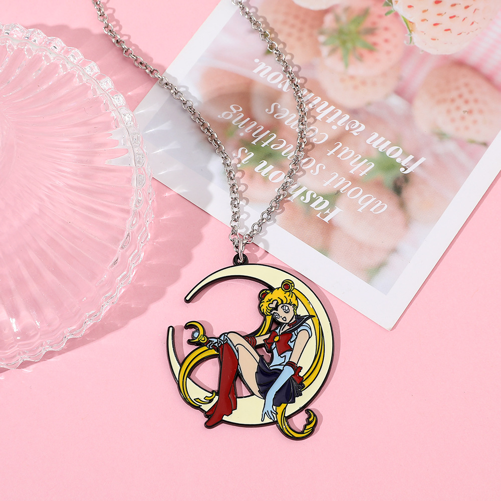 Tatlı Anime Metal Emaye Kolye  - Anime Pendant Necklace incelemesi ve fiyatı