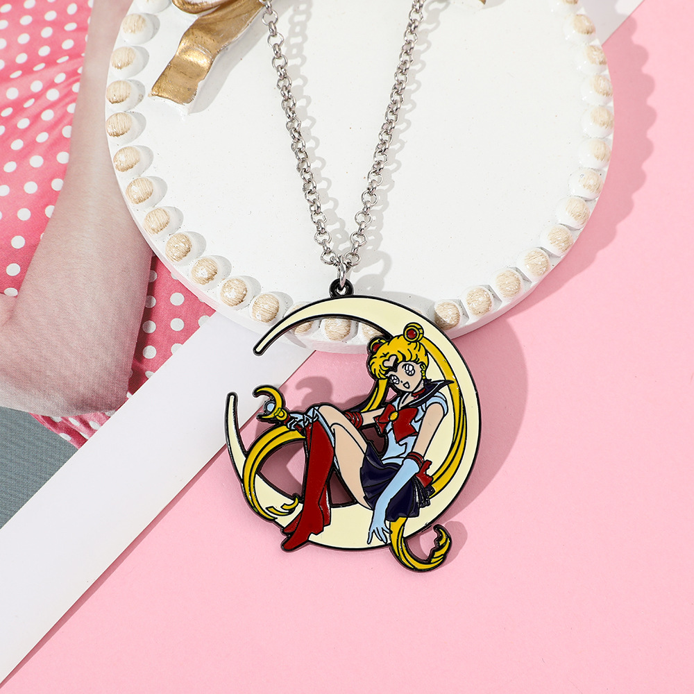 Tatlı Anime Metal Emaye Kolye  - Anime Pendant Necklace incelemesi ve fiyatı