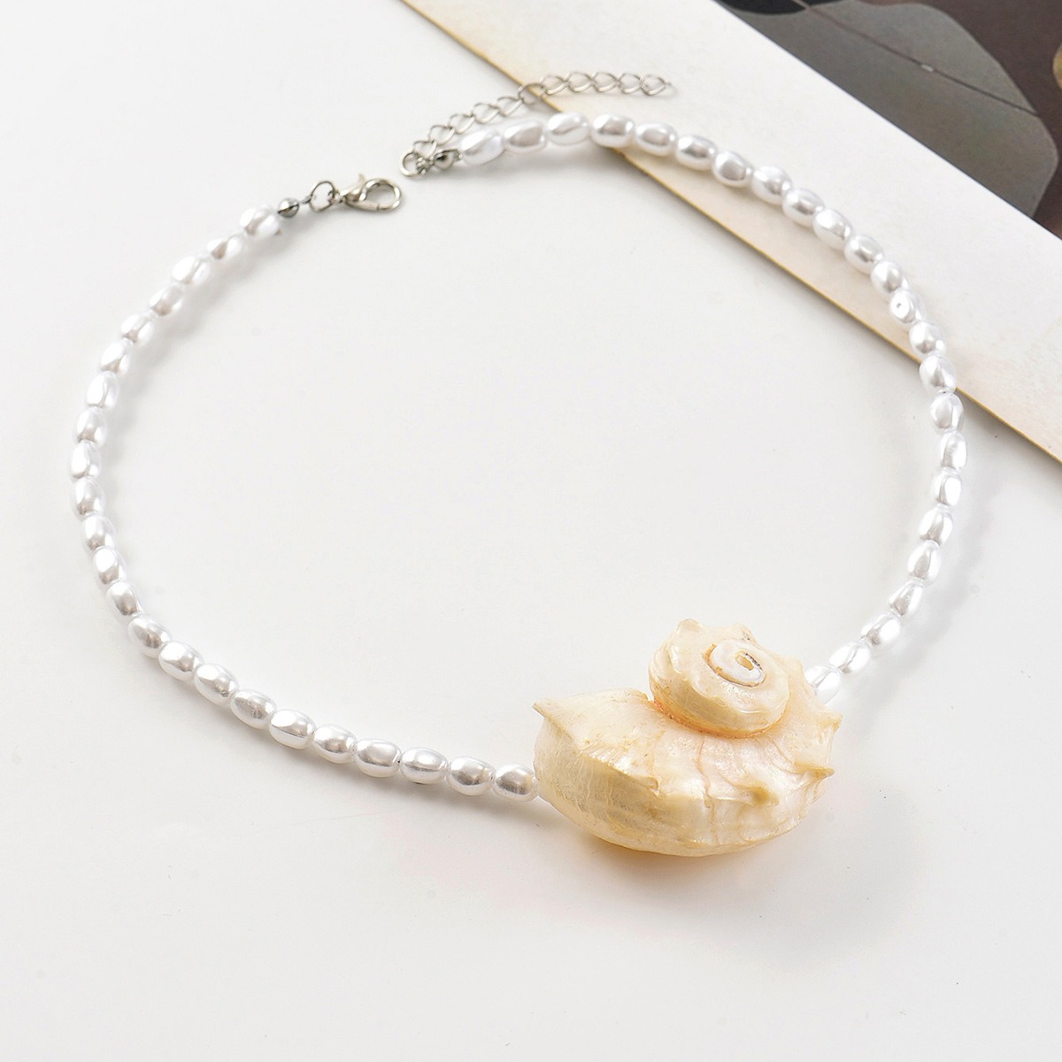 Vintage Bohemian Doğal kabuklu - Pearl Choker Necklace Vintage incelemesi ve fiyatı