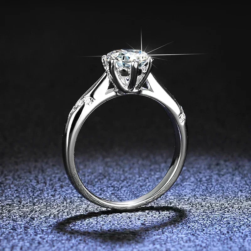 Eldorado Altın 100% Orijinal S - Moissanite Engagement Ring 1 Carat incelemesi ve fiyatı