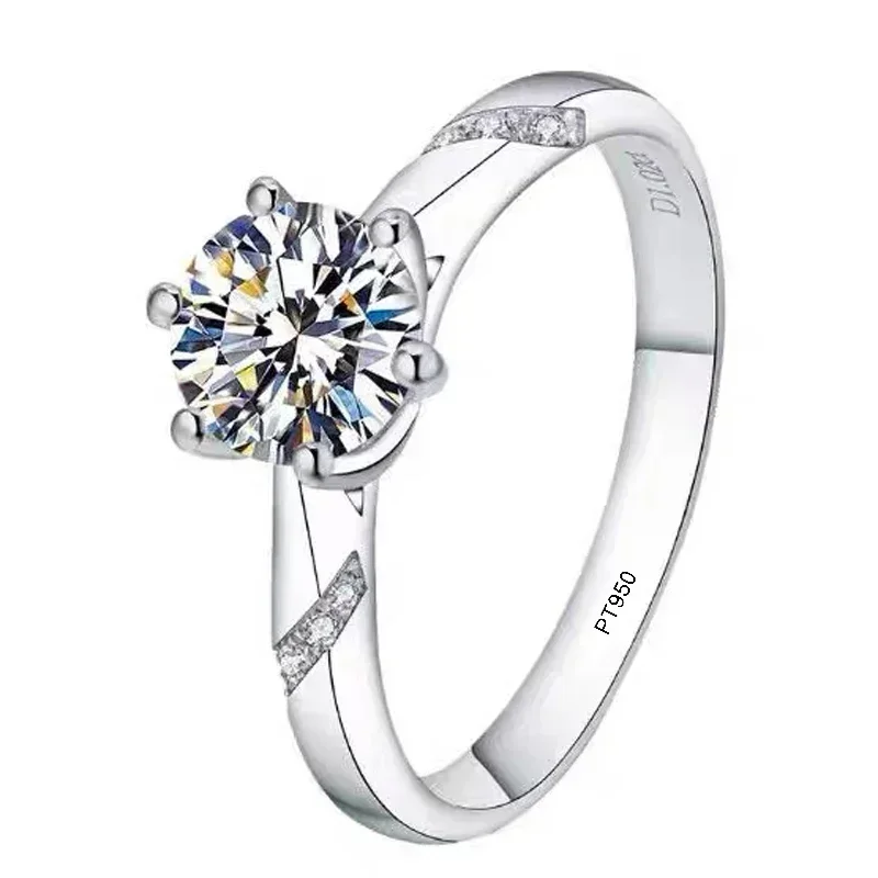 Eldorado Altın 100% Orijinal S - Moissanite Engagement Ring 1 Carat incelemesi ve fiyatı
