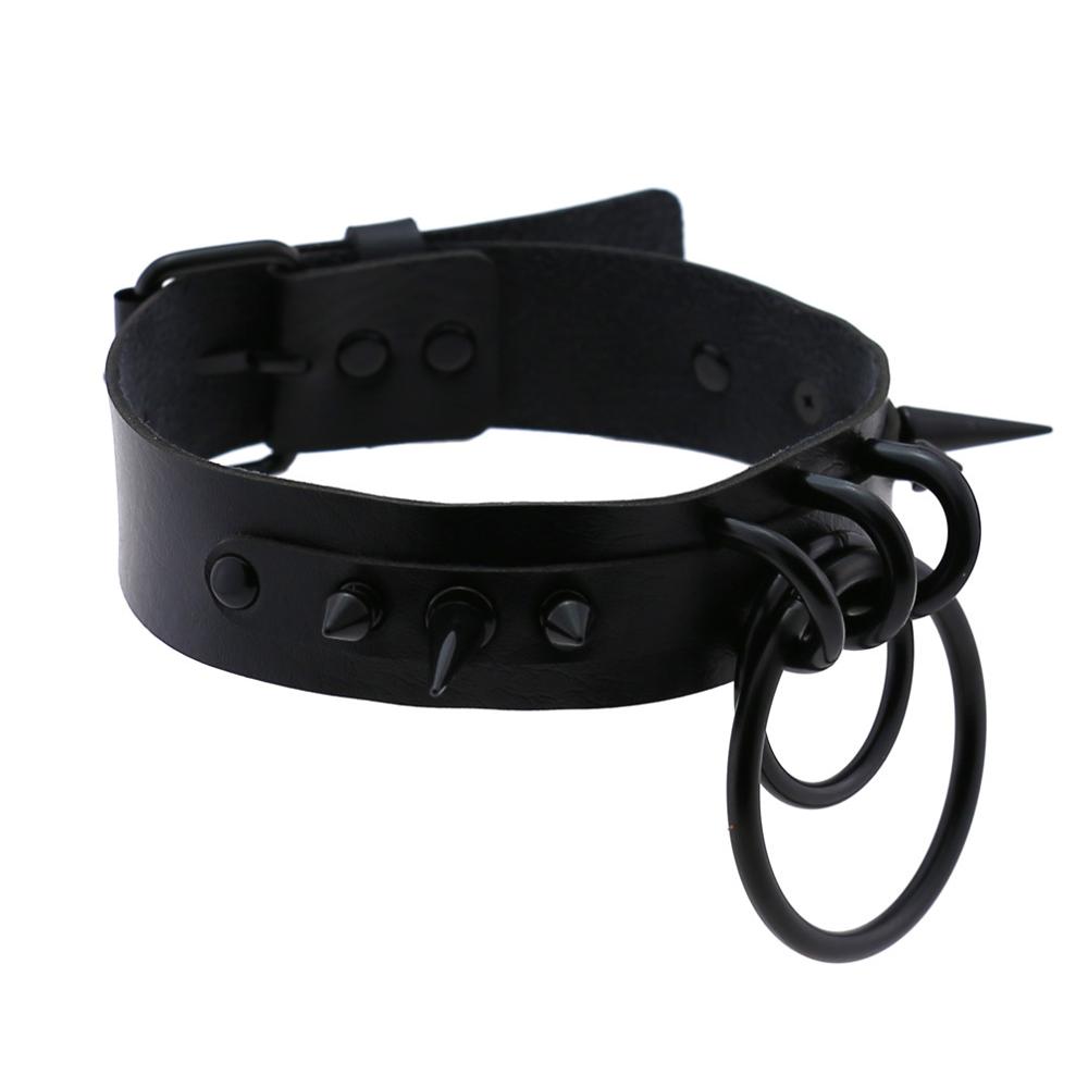 Siyah çivili gerdanlık Goth de - Goth Punk Spike Choker incelemesi ve fiyatı