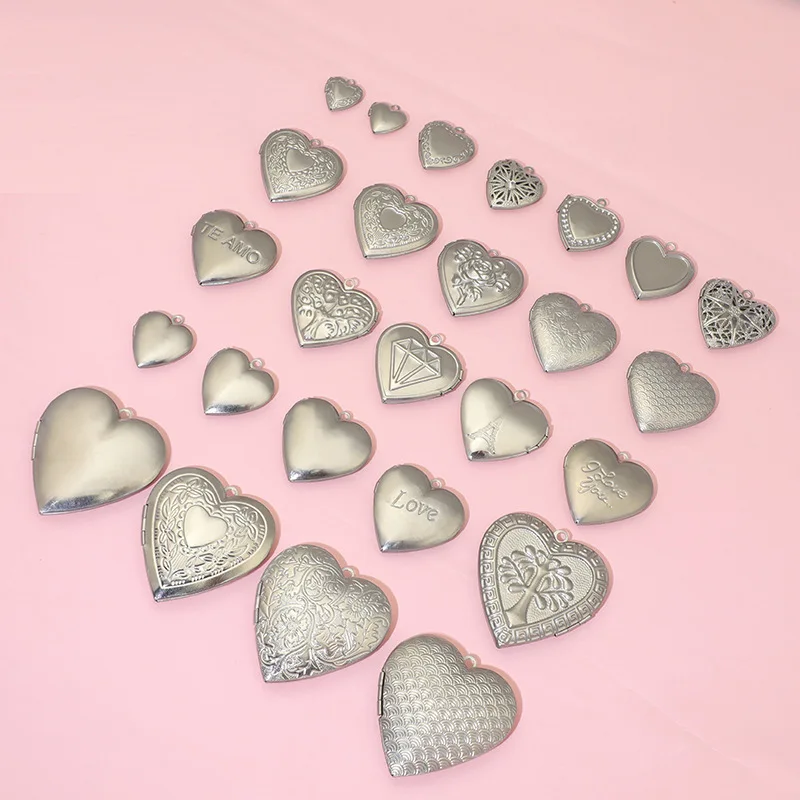 BoYuTe (20 adet/grup) 316 pasl - Heart Locket Necklace Photo incelemesi ve fiyatı