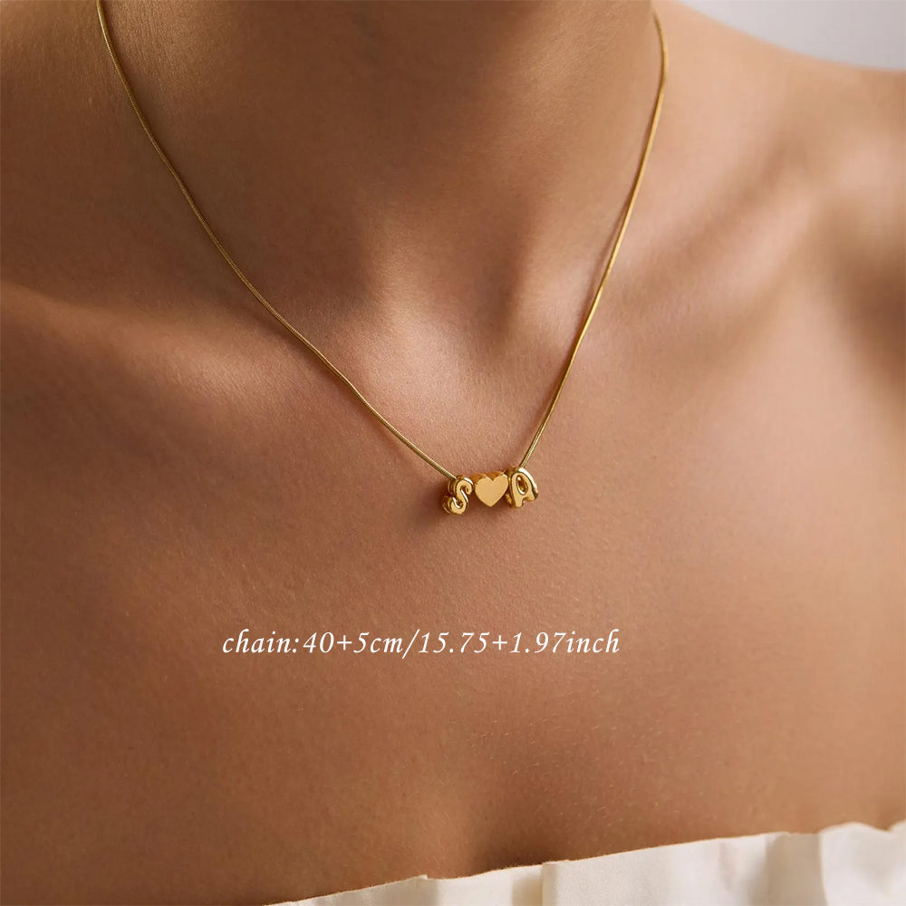 Kişiye Özel İki Harfli İsim 3D - Custom Name Necklace Stainless Steel incelemesi ve fiyatı