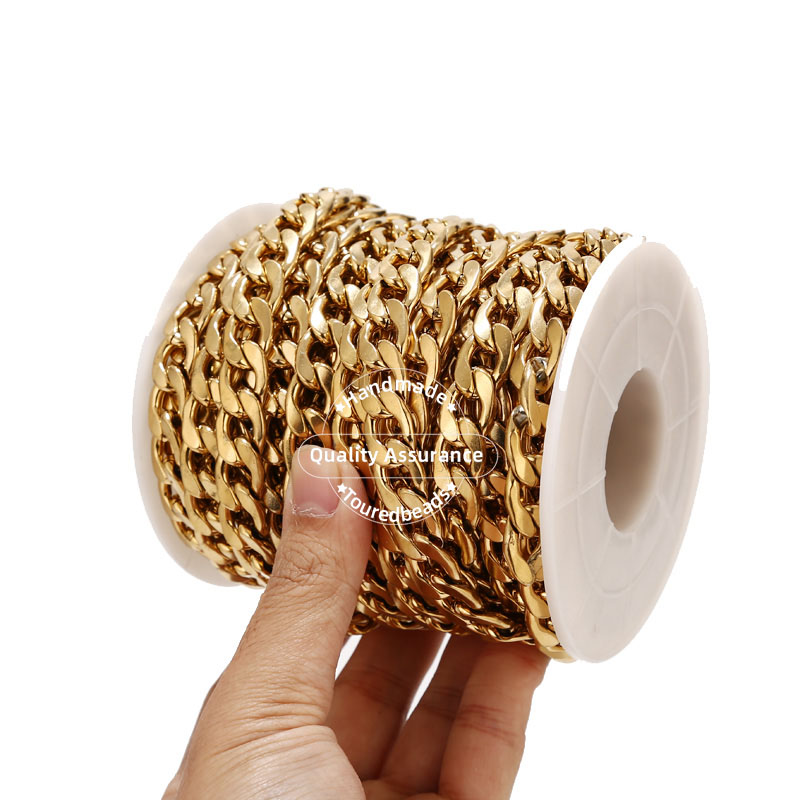 1m altın ton 12mm genişlik ağı - Cuban Link Chain 12Mm incelemesi ve fiyatı
