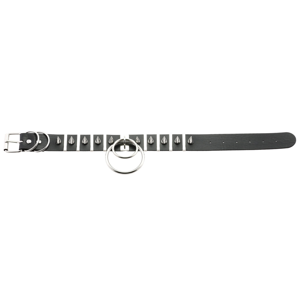 Büyük sivri gerdanlık deri yak - Goth Punk Spike Choker incelemesi ve fiyatı