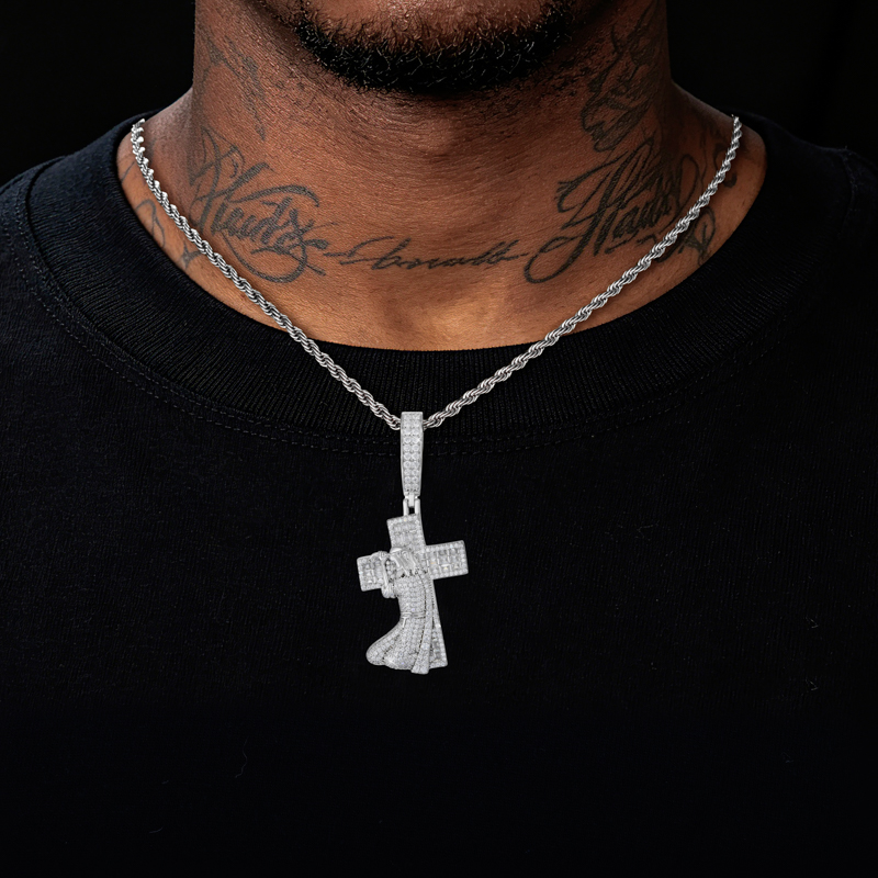 TUHE Yeni İsa Haçı 925 Gümüş K - 925 Sterling Silver Chain Necklace Men incelemesi ve fiyatı