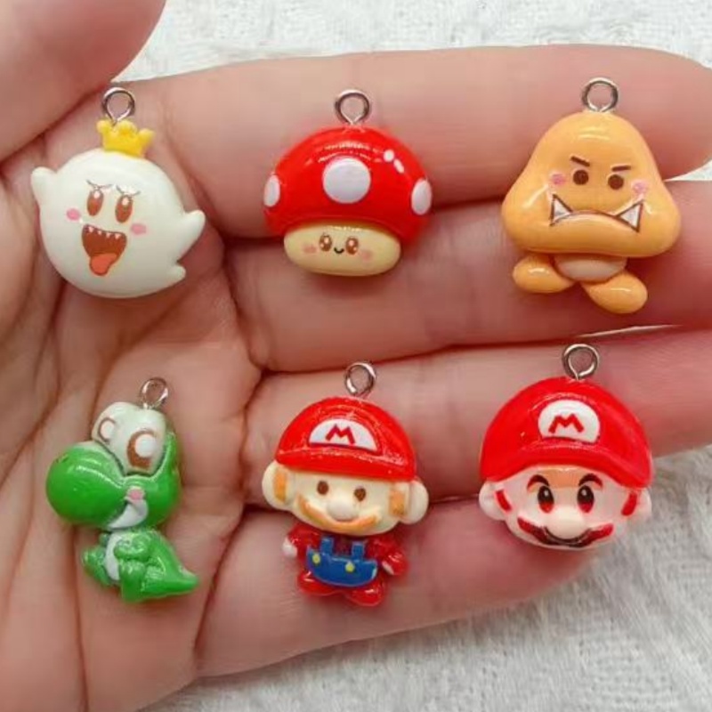 10 adet reçine karikatür kolye - Earrings incelemesi ve fiyatı