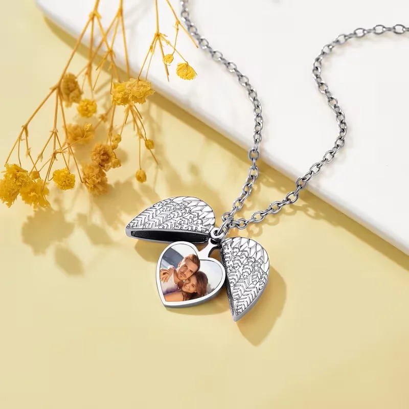 Özel Fotoğraf Kalp Madalyon Ko - Heart Locket Necklace Photo incelemesi ve fiyatı