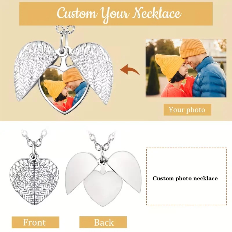 Özel Fotoğraf Kalp Madalyon Ko - Heart Locket Necklace Photo incelemesi ve fiyatı