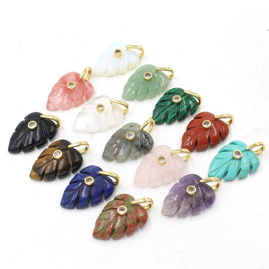 Doğal Şifa Kristali Yaprak Kol - Crystal Pendant Necklace Natural Stone incelemesi ve fiyatı