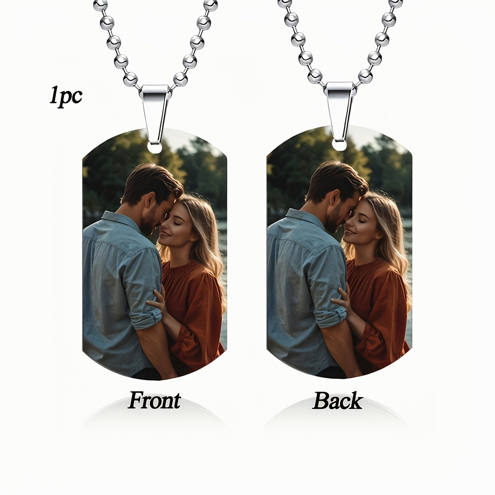 Kişiye Özel Erkek Kolye, Çift  - Custom Name Necklace Stainless Steel incelemesi ve fiyatı