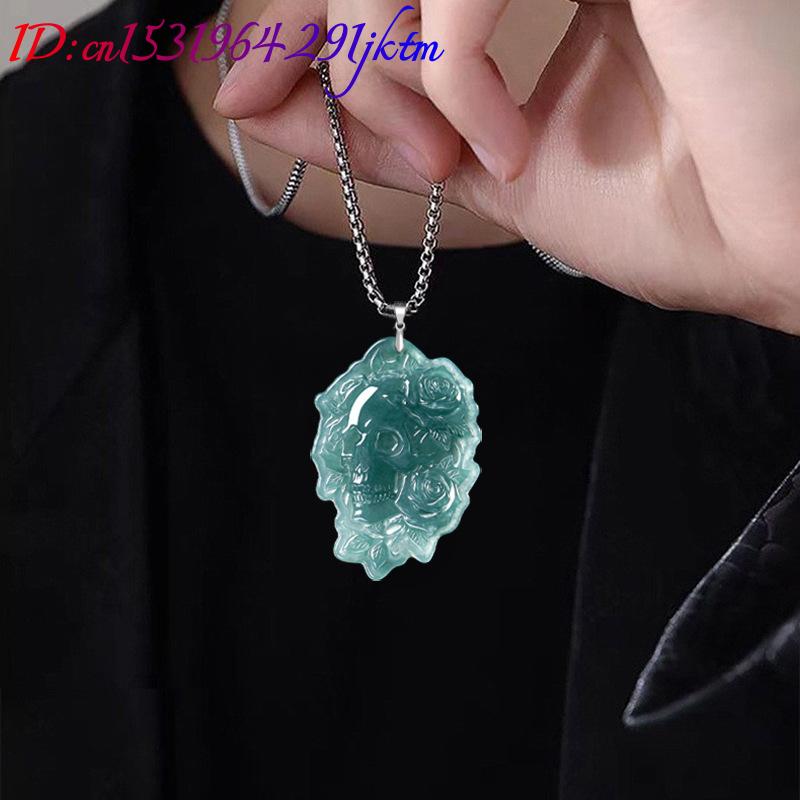 Doğal Burma Yeşim Taşı Kafatas - Necklaces incelemesi ve fiyatı