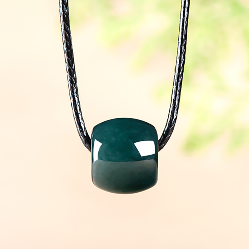 Doğal Myanmar Zümrüt Derin Mav - Necklaces incelemesi ve fiyatı