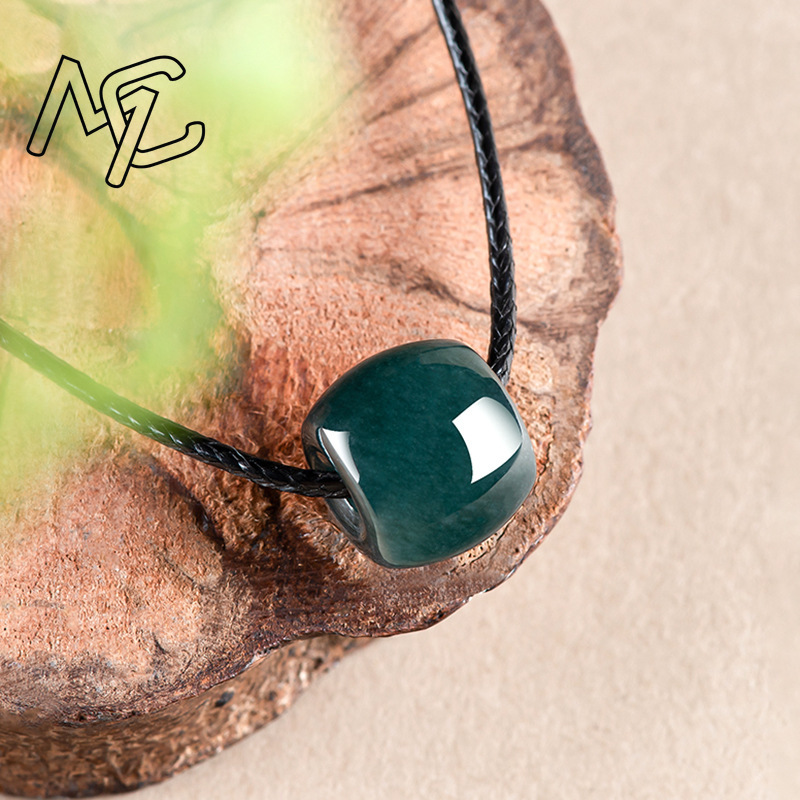 Doğal Myanmar Zümrüt Derin Mav - Necklaces incelemesi ve fiyatı