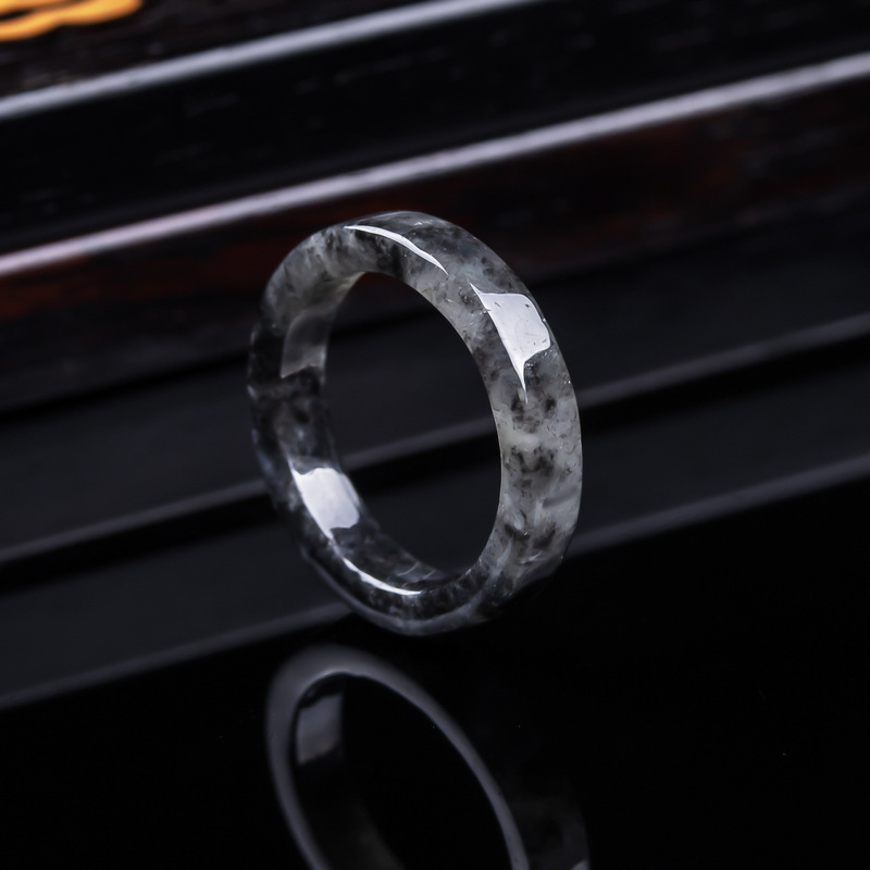 Doğal A sınıfı Burma siyah yeş - Rings incelemesi ve fiyatı