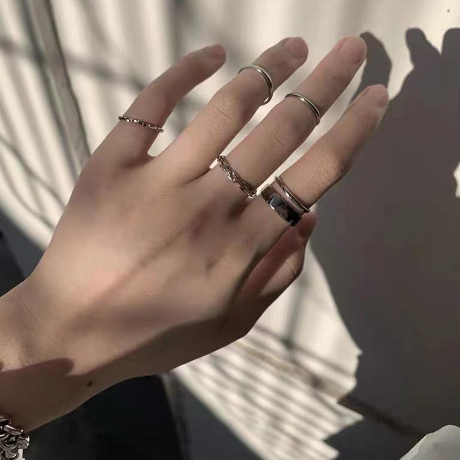 Kadınlar İçin Hip Hop Yüzük Se - Vintage Punk Knuckle Rings Set incelemesi ve fiyatı